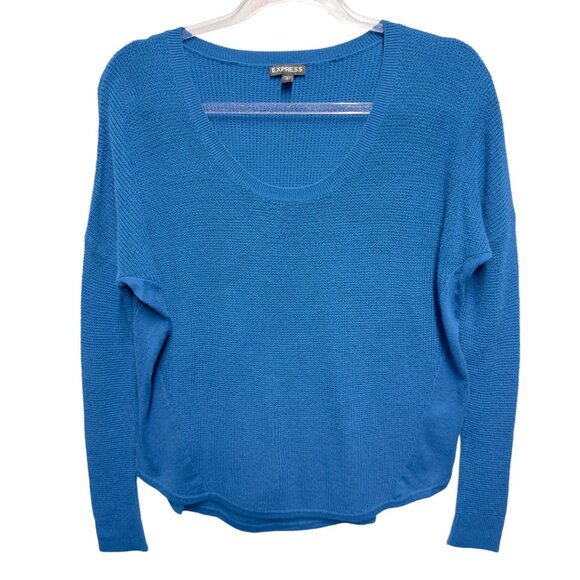 Express Oversized Drop Shoulder Knit Sweater - Picture 1 of 9
